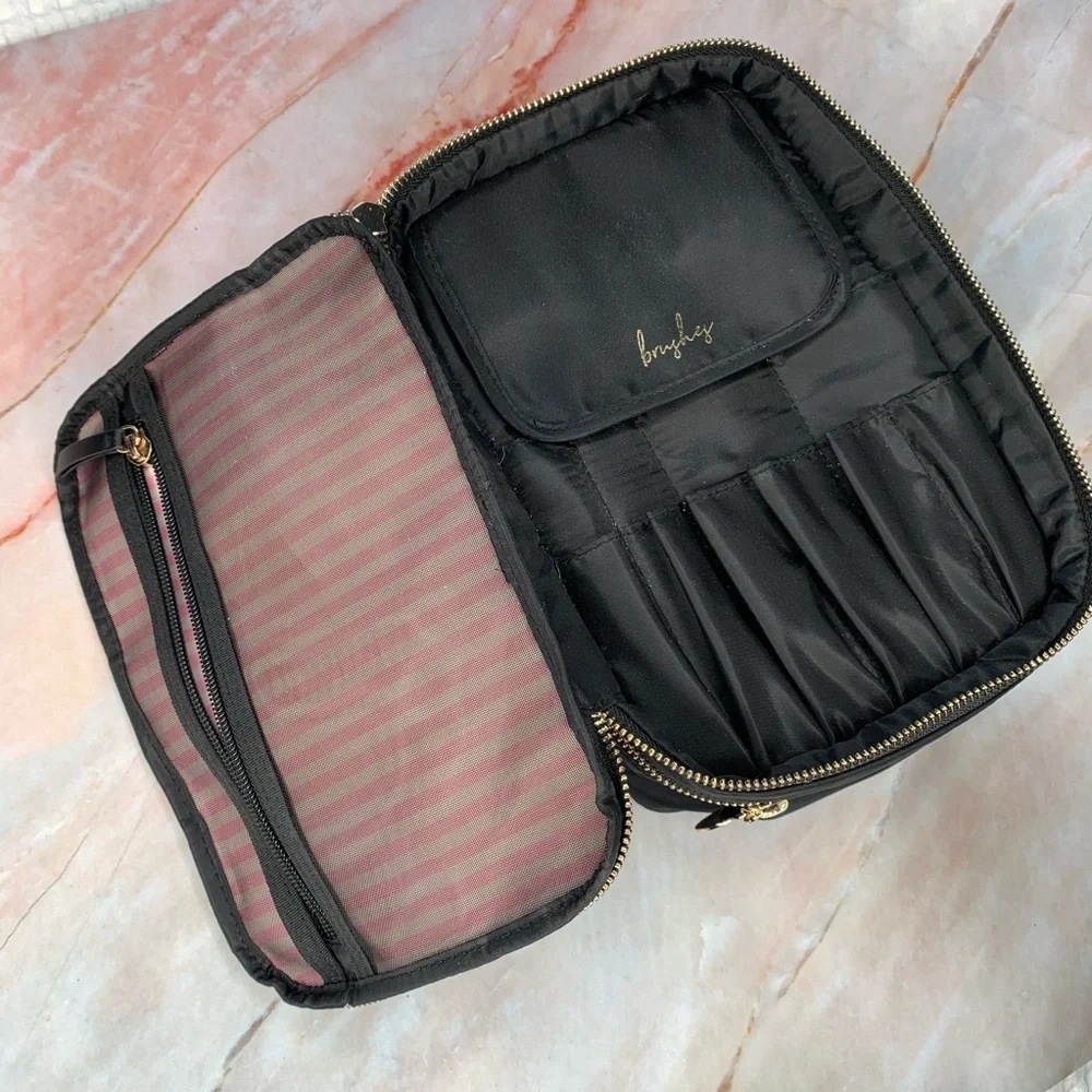 Victoria’s Secret Makeup Brush Holder Bag Black